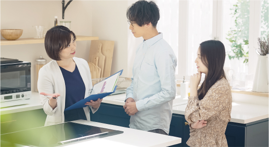 詳細仕様のお打合せ／ご契約イメージ写真